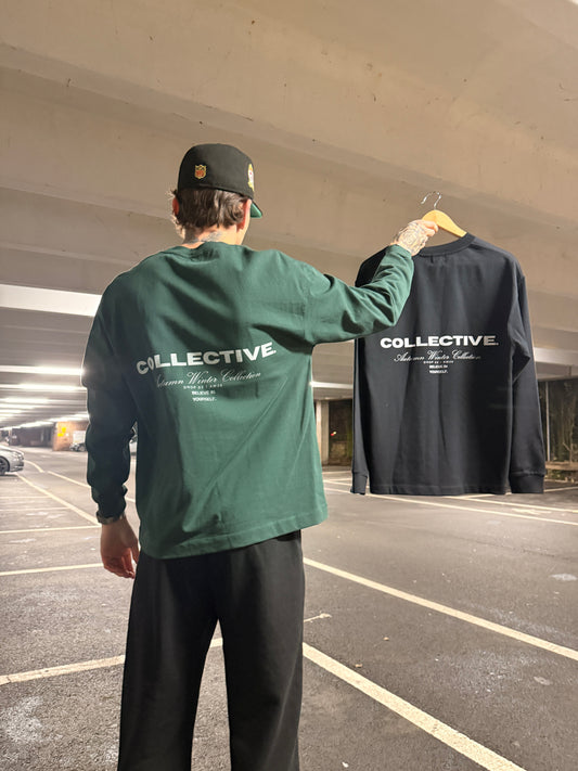 LONG-SLEEVE ESSENTIAL • FORREST GREEN