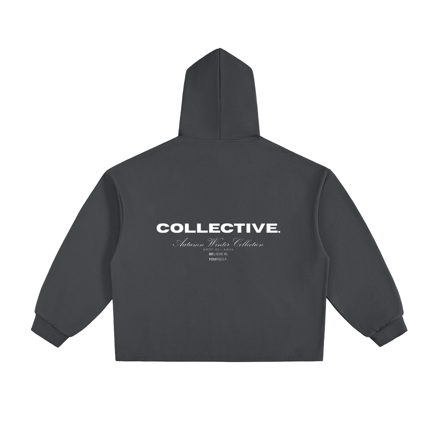 DRAWSTRING HOODIE ESSENTIAL • SLATE GREY