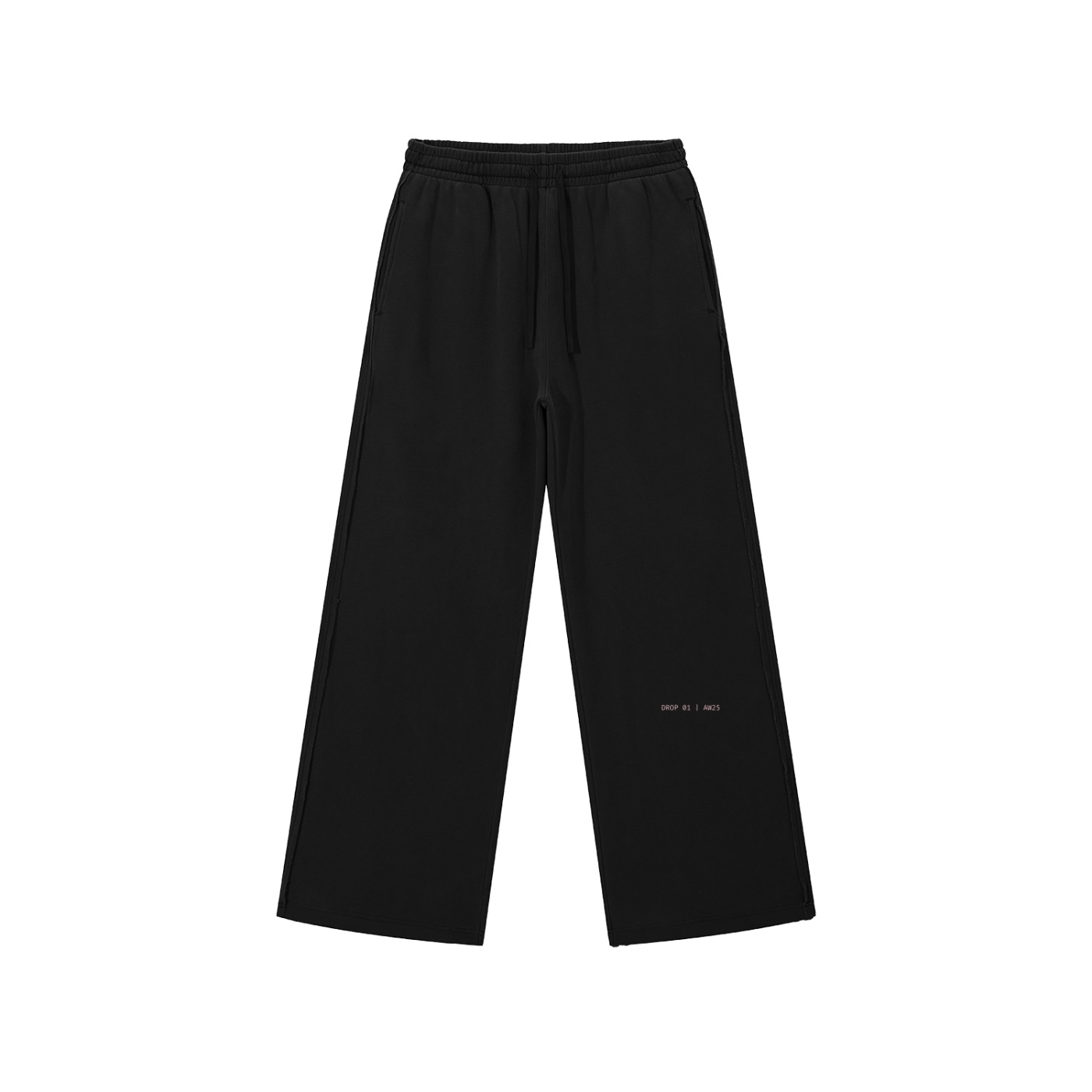 RAW-EDGE WASHED SWEATPANTS